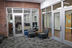 Secure entrance at Pleasant View 